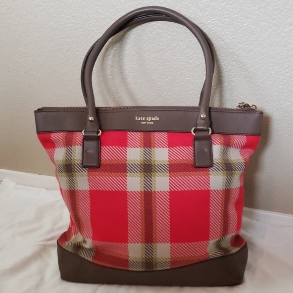 kate spade Handbags - Kate spade plaid bag